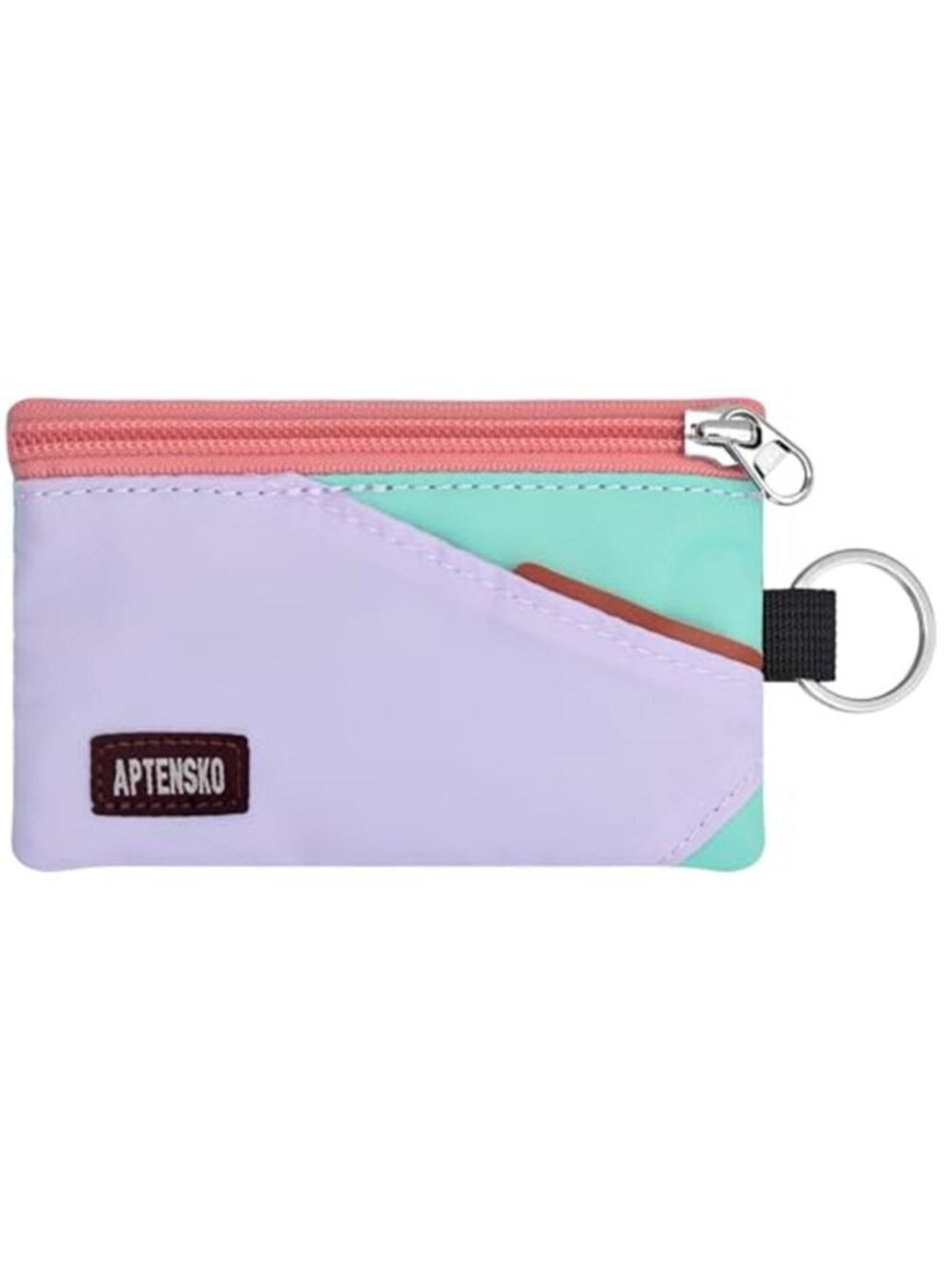 Blocking Travel Wallet with Adjustable Lanyard Small Nylon Zipper Pouch